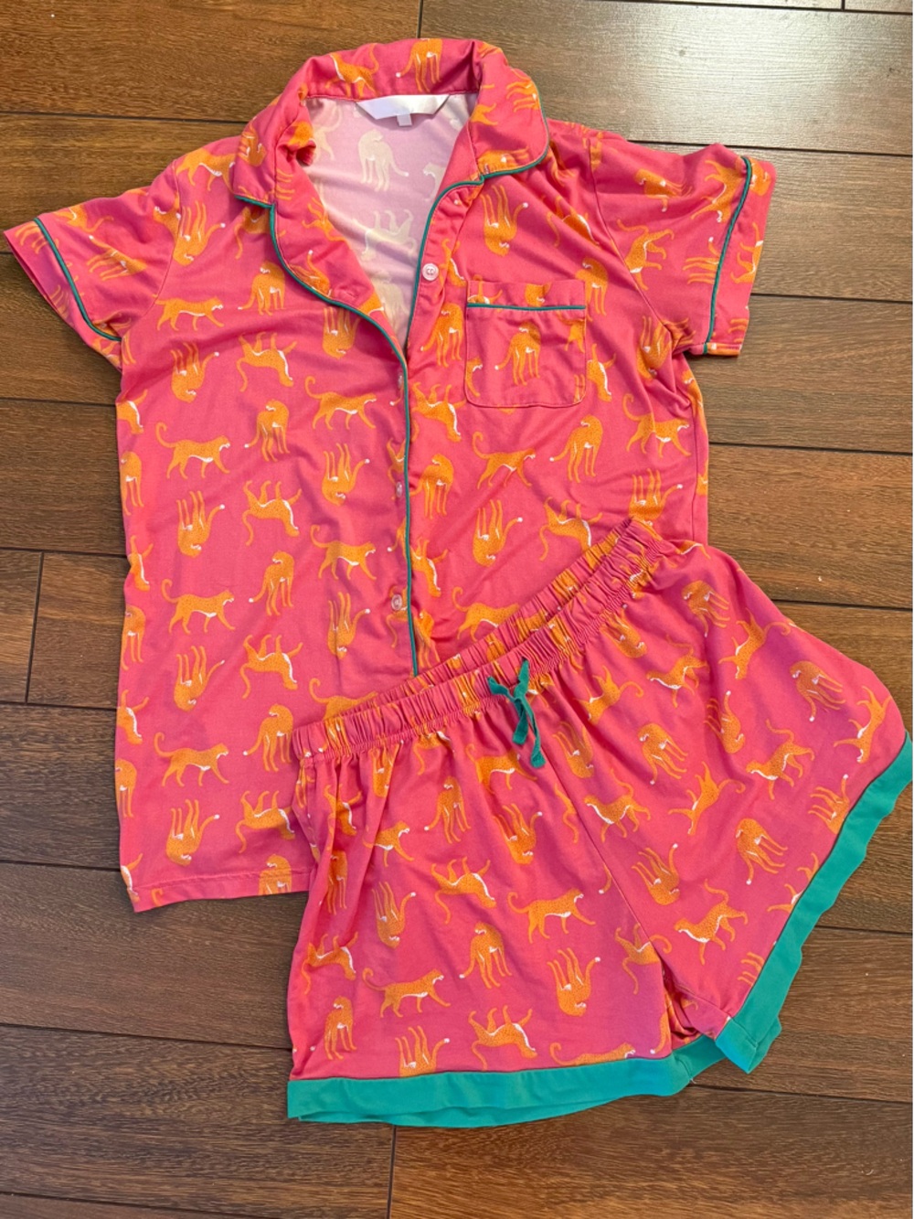Pink and Orange Leopard PJ’s